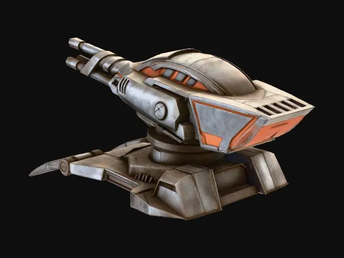 3D model for Large Sentry Gun