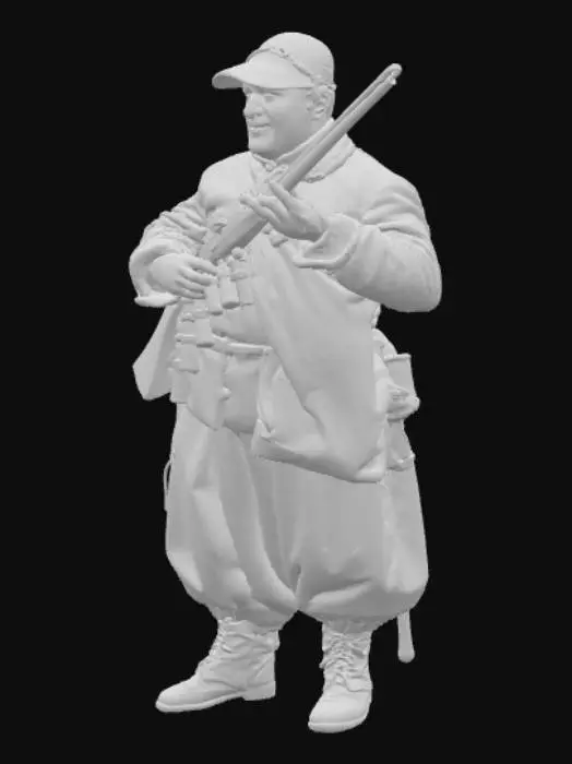 3D model for Musket Soldier in Red Coat