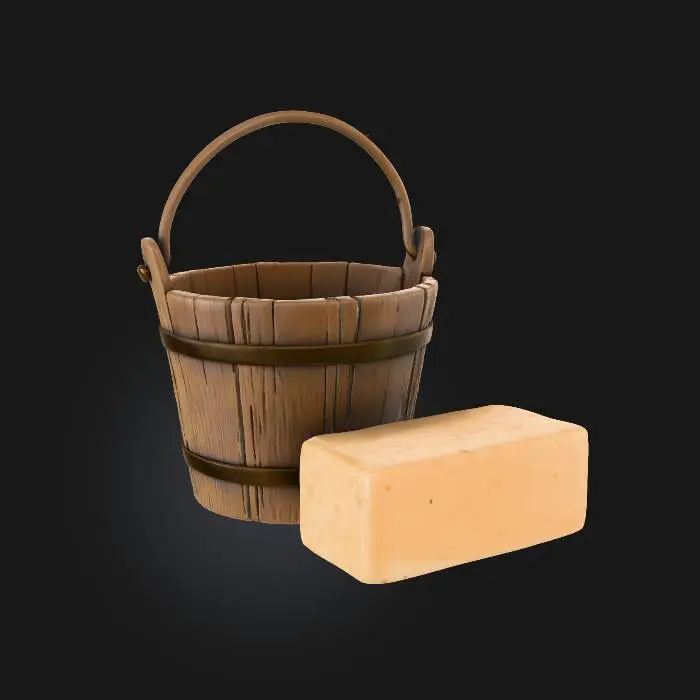 3D model for Old  Bucket