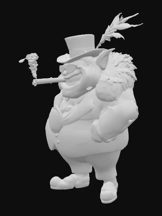 3D model for Goblin Boss Swagger