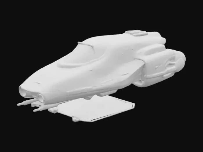 3D model for Futuristic Hovercraft