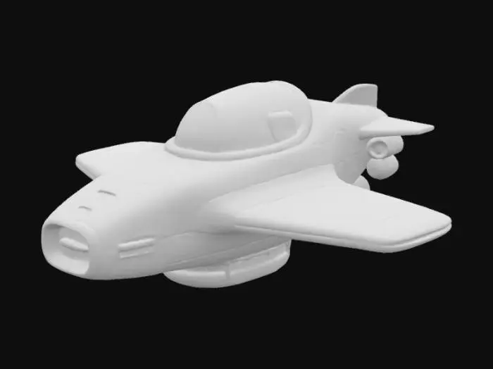 3D model for Futuristic Hovercraft