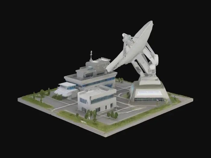 3D model for Satellite Station Model
