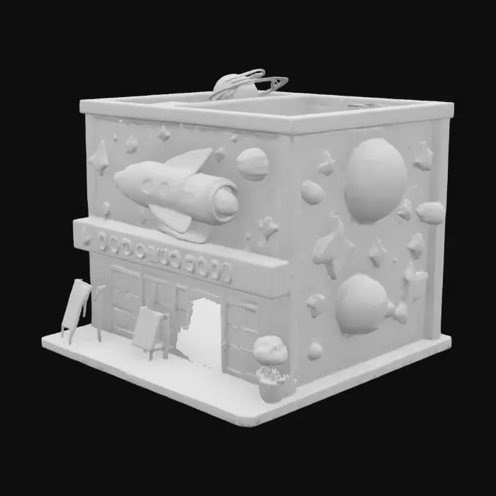 3D model for Galactic Book Nook