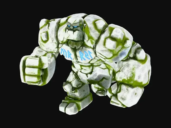 3D model for Stone Guardian