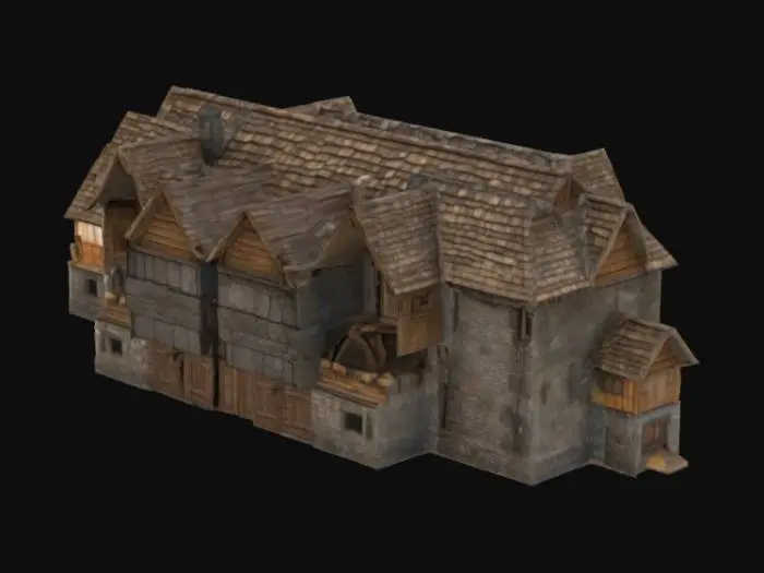 3D model for Medieval Inn Replica