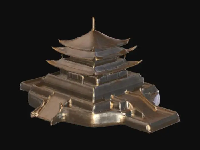 3D model for Golden Pagoda Model