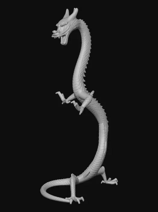 3D model for Japanese Dragon