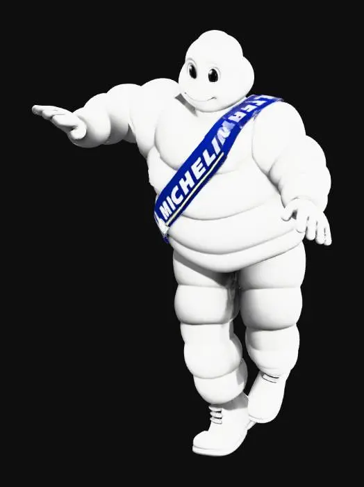 3D model for Michelin Mascot Running
