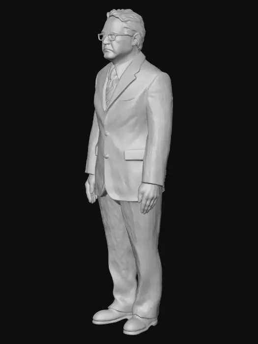 3D model for Distinguished Gentleman in a Suit