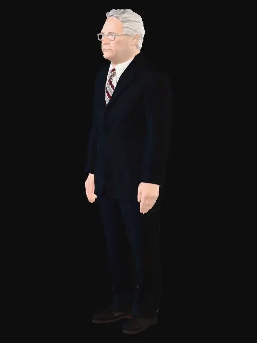 3D model for Distinguished Gentleman in a Suit