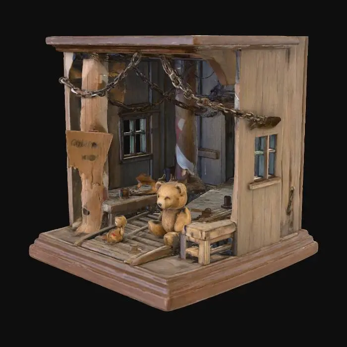 3D model for Forgotten Toys' Sanctuary
