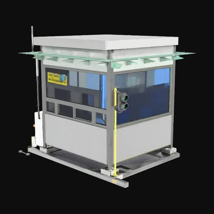 3D model for Guard Booth at Sunset