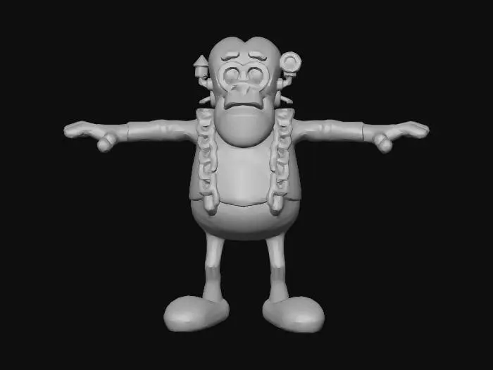 3D model for Pink Mechanized Creature