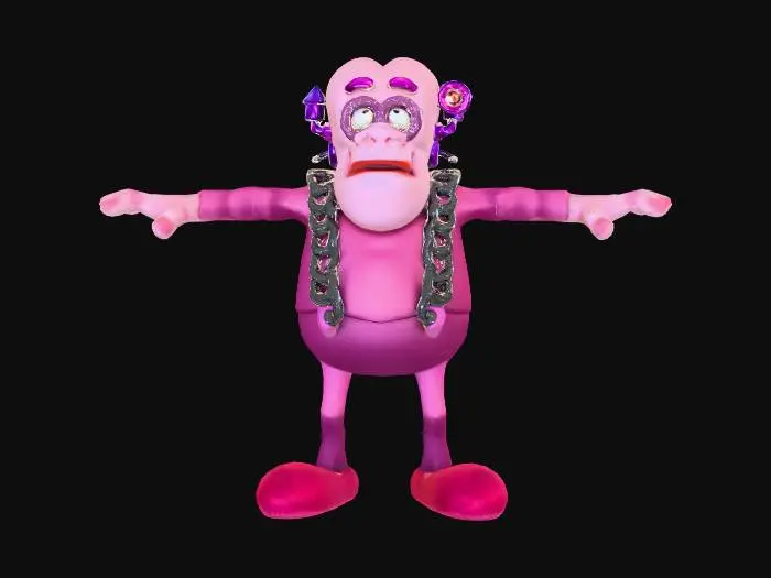 3D model for Pink Mechanized Creature