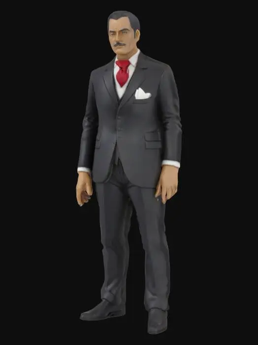 3D model for Vincent Price realistic Unreal engine 5 game asset, zbrush detailed mesh