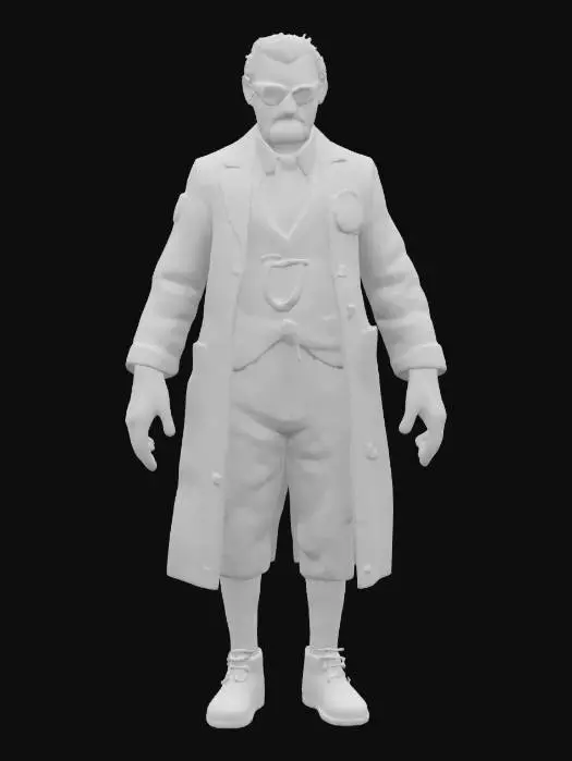 3D model for The Distinguished Doctor