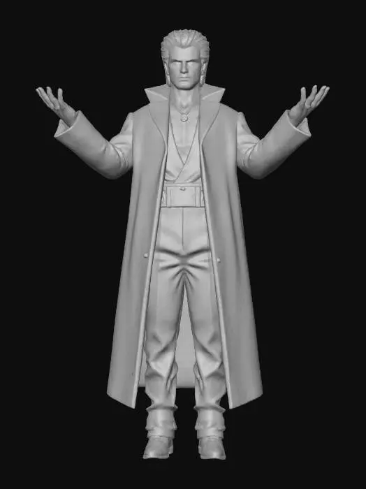 3D model for Create for Me a Character that is a cobination of Elvis and Count dracula .