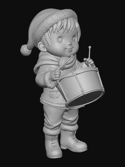 3D model for Drummer Boy Holiday Joy