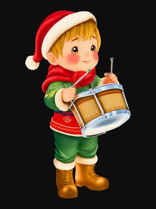 3D model for Drummer Boy Holiday Joy