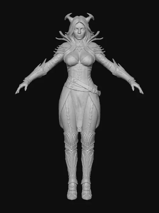 3D model for Mystic Sorceress