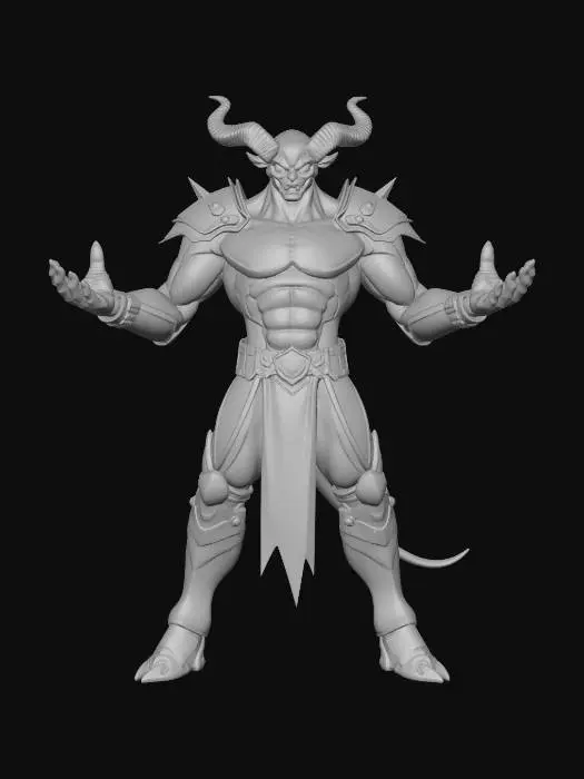 3D model for faust tim vigil comic character