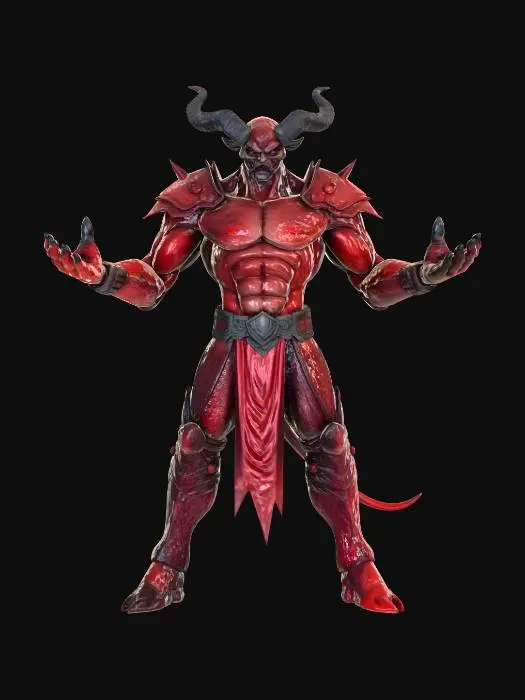 3D model for faust tim vigil comic character