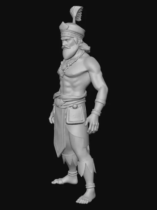3D model for Warrior King