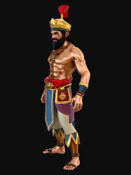 3D model for Warrior King