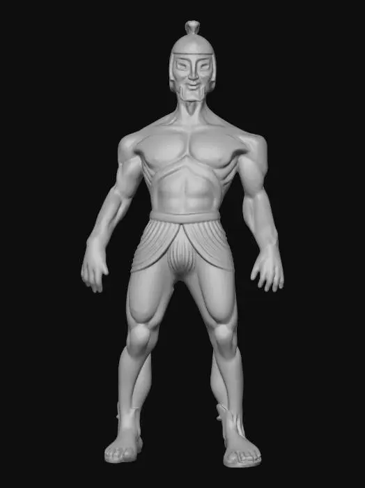 3D model for Bronze Guardian