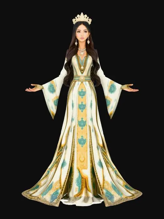 3D model for realastic princess Farah of the sinbad movies . well lit. elite texture and details