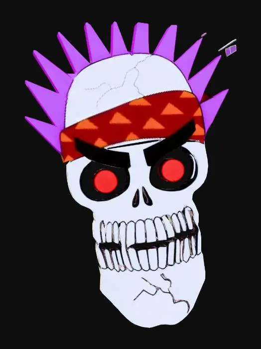 3D model for Bandana Skull
