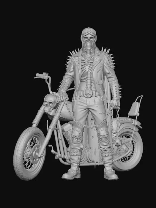3D model for Iron Skull Rider