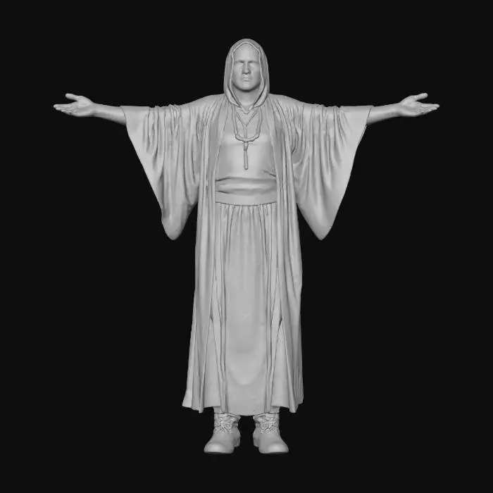 3D model for FAMINE horseman rider of the apocalypse. t POSED . hIGHLY DETAILED MESHY 6 ULTRA QUALITY mesh .Modern 3d character design. reference Famine horseman of the apocalypse . Intense detail. Clean mesh, no artifacts