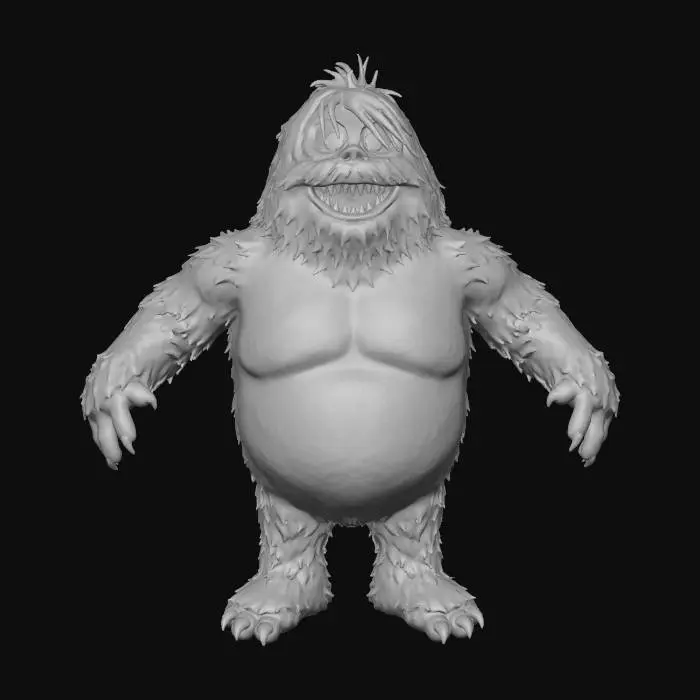 3D model for Yeti Character
