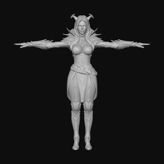 3D model for Mystic Sorceress