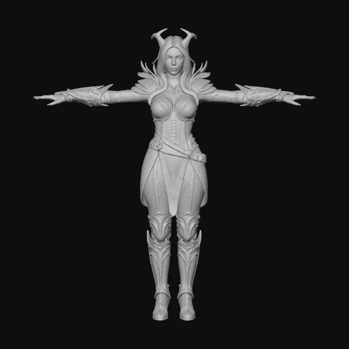 3D model for Mystic Sorceress