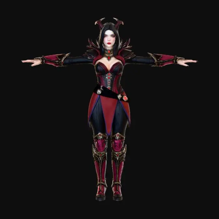 3D model for Mystic Sorceress