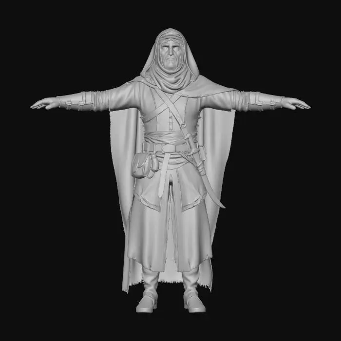 3D model for ancient middle eastern assasin .