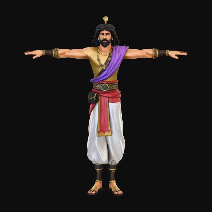 3D model for Ancient Warrior