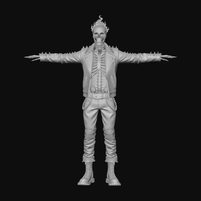 3D model for Ghost Rider Blaze