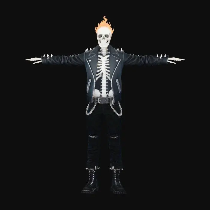 3D model for Ghost Rider Blaze