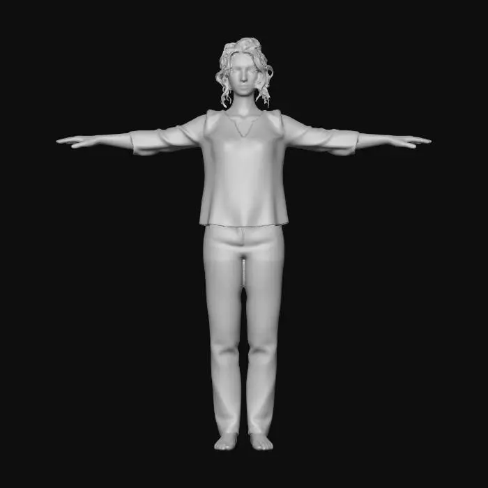 3D model for Ethereal Lace Portrait