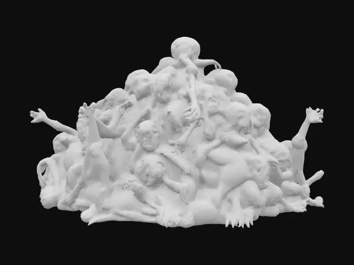 3D model for Writhing Horde
