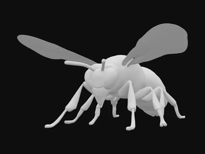 3D model for Golden Honeybee
