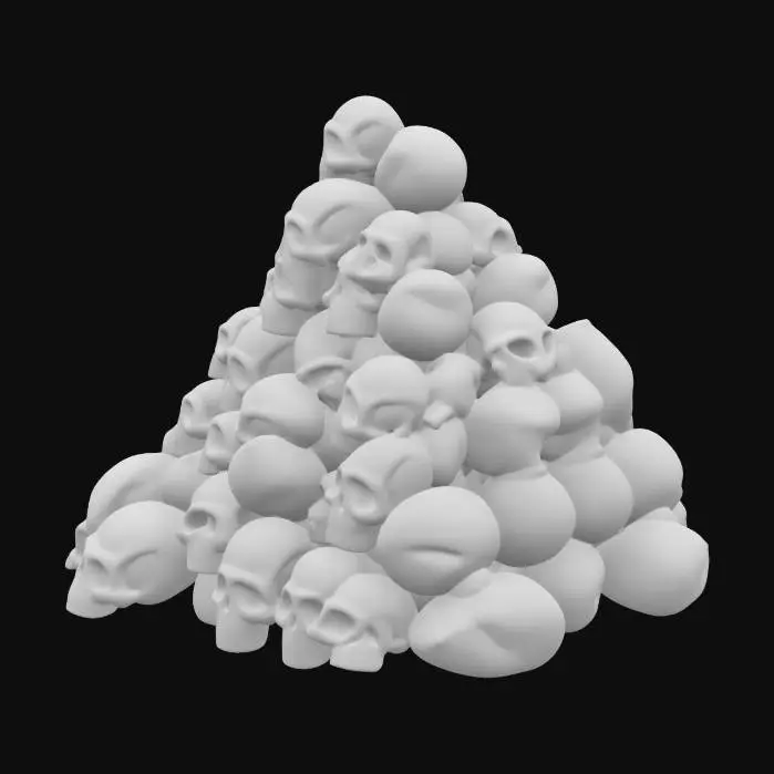 3D model for SkullPile09