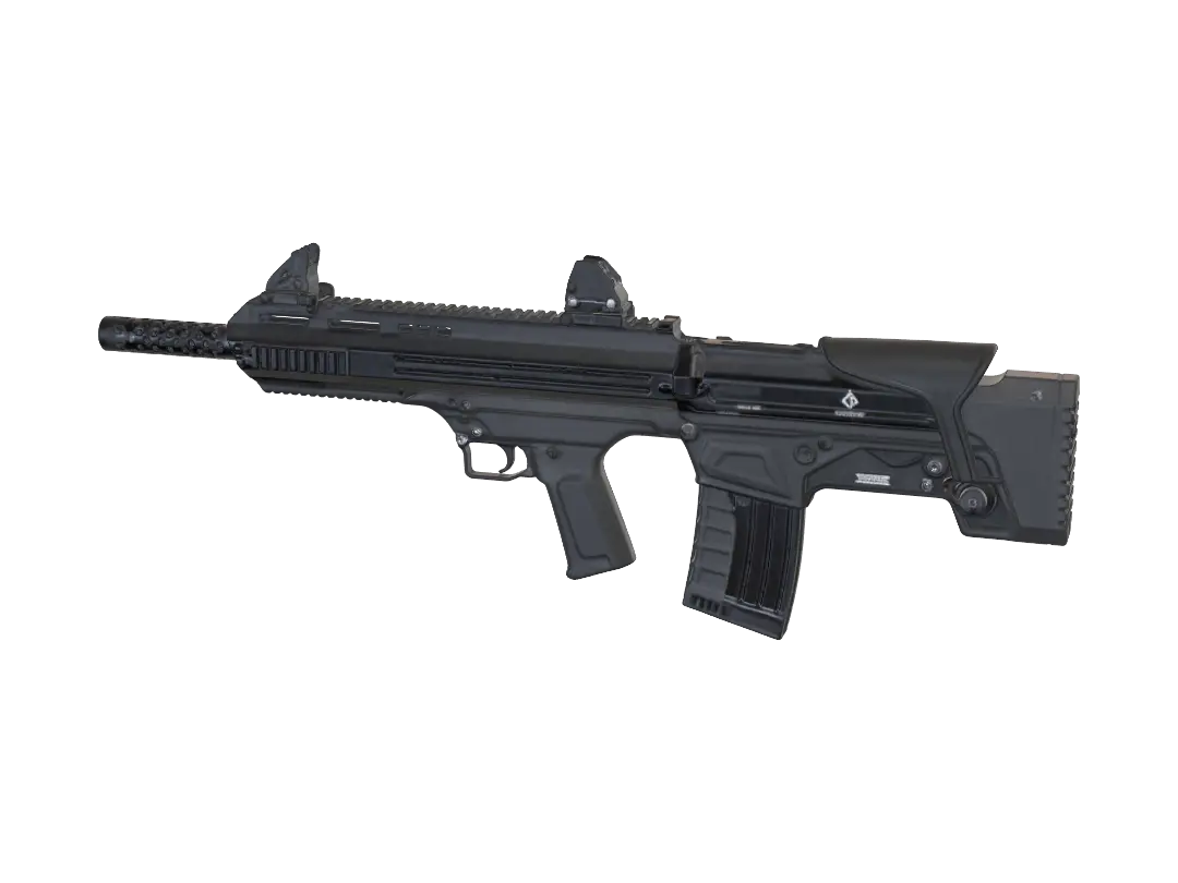 Tactical Bullpup Shotgun - Synthetic 3D model, vytvořený pomocí AI