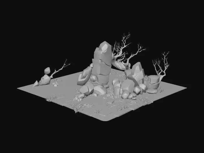 3D model for Whispers Among the Stones
