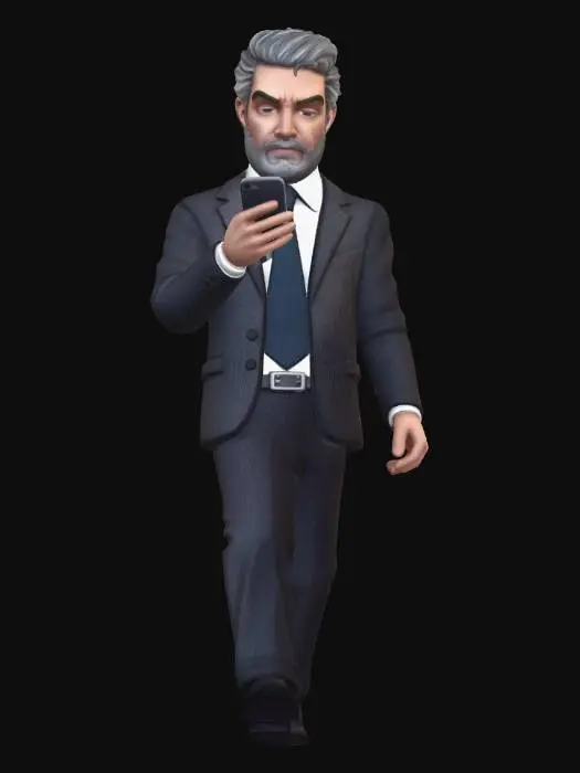 3D model for Texting Executive