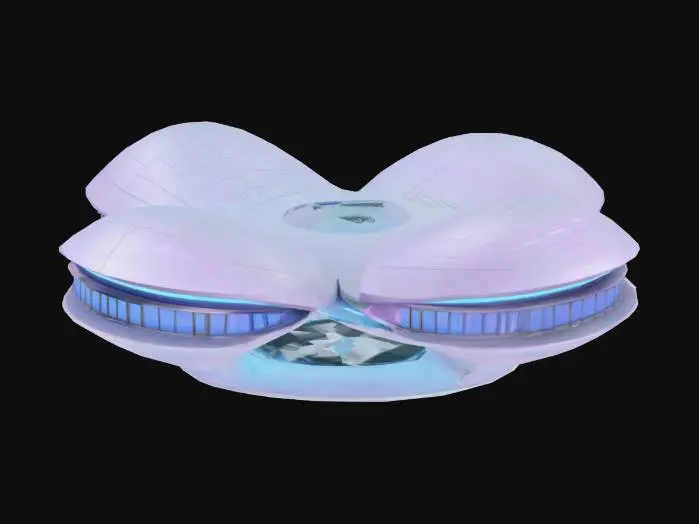 3D model for Futuristic Oasis